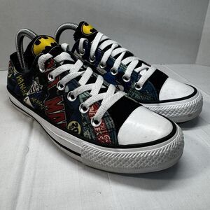 Converse BATMAN Chuck Taylor All Star Low 80th Anniversary Joker Shoes W 7 M 5